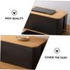 NUOBESTY Wood Grain Cable Management Box for Desk Power Line Organizer and Charging Cable Container Anti-Electric Socket Case for Desk view 3