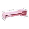 DIYEAH Elevated Monitor Stand Office Desk Accessories for Computer Desk Computer Stand Desktop Storage Organizer view 2