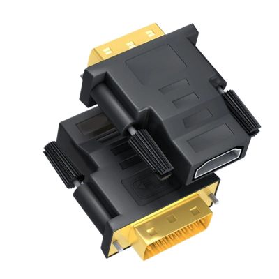 LINGQE DVI Male to HDMI-Female Adapter 24k Plated HDMI-Compatible Adapter for HDTV High Definition Converter Accessories