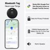 HH-Tech Bluetooth Tracker (Pack-2 Black) for Android Devices Compatible with Google Find Hub, Smart Tracker, Smart Tag, Item Finder, Easily Track Your Wallet, Bag, Suitcase, and More (Android only) view 2