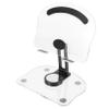 Angoily Folding Tablet Holder Rotatable Base Acrylic and Aluminum Desk Stand for Phone and Laptop view 1