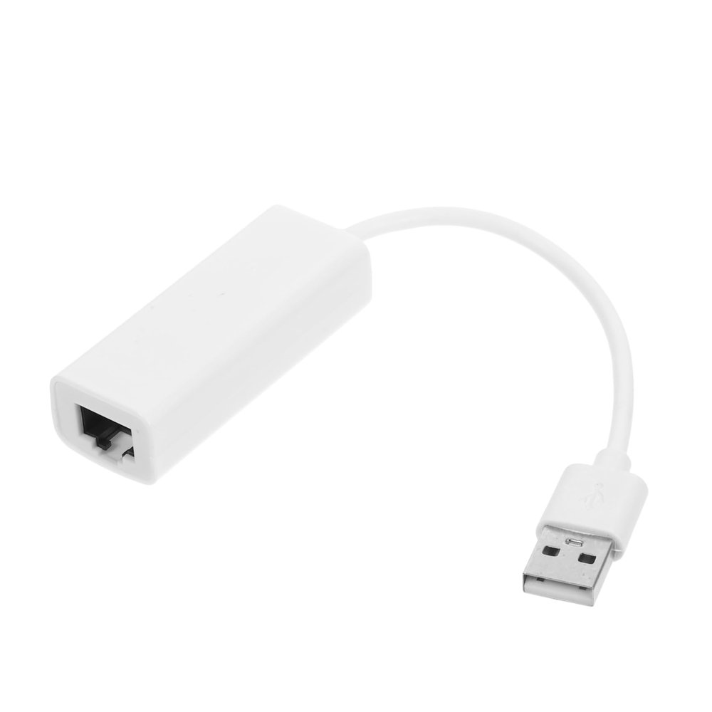 Angoily USB 2.0 to Ethernet Adapter Plug-and-Play Network Card for Laptop High-Speed Gigabit USB Ethernet Converter White No Driver Required