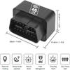 QIXINNET Catch Cheater w/OBD Vehicle GPS Tracking Device Realtime Portable- Real-Time Tracking with Mobile App & Instant Alerts view 2