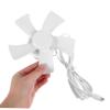 BATHVEVE Small Portable Ceiling Fan Remote Control Usb Plug Five- Design for Indoor Outdoor Use for Camping Rvs Tents and Beach Canopies view 4