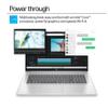 HP 2025 Premium 17 Laptop, 17.3 HD+ Display, Lifetime Office 2024, Intel Core i3-N305 Processor,16GB RAM, 256GB PCIe SSD, Wi-Fi 6, HDMI, Webcam, Windows 11 Pro, Silver view 4