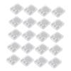 NUOBESTY 20pcs Transparent Memory Card Holder Lightweight Case for Easy Organization and Access for T Flash and Cards view 1