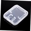 NUOBESTY 20pcs Transparent Memory Card Holder Lightweight Case for Easy Organization and Access for T Flash and Cards view 2