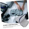 Lurrose Electronic Storage Pouch Durable Outdoor Accessories Organizer for Cables Earphones Chargers Travel Carrying Case for Business Trips and Vacation view 2