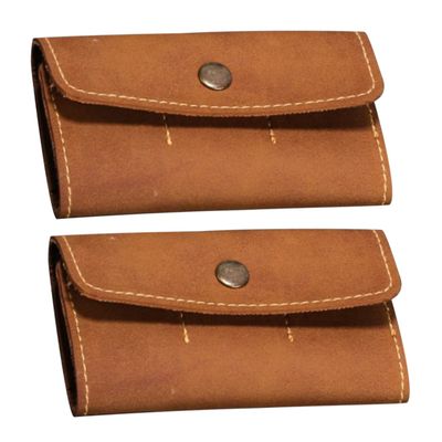 Angoily 2pcs Memory Card Case for Cards Retro Camera Style Slots Organize Protect