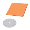 CD DVD Stabilizer Carbon Fiber 0.2mm Tuning Mat Disc Stabilizer Eliminate Static Vibration Sound Quality Upgrade Compatible All CD Players (White) view 3