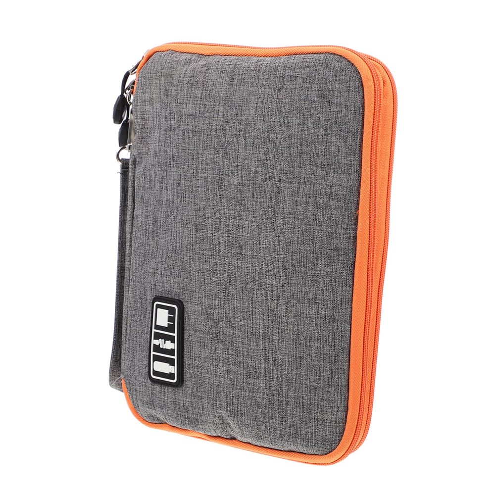 DIYEAH Large Capacity Electronic Accessory Organizer Bag Waterproof Storage Case for USB Cables and Mobile Power Multifunctional Storage Bag for Electronics and Accessories