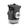 Lurrose Head Hot Shoe Mount Adapter Rotatable Compact Tripod Head for DSLR Cameras Camcorders Phones Lightweight Easy to Install for Outdoor Photography view 1