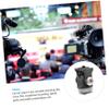 Lurrose Head Hot Shoe Mount Adapter Rotatable Compact Tripod Head for DSLR Cameras Camcorders Phones Lightweight Easy to Install for Outdoor Photography view 3