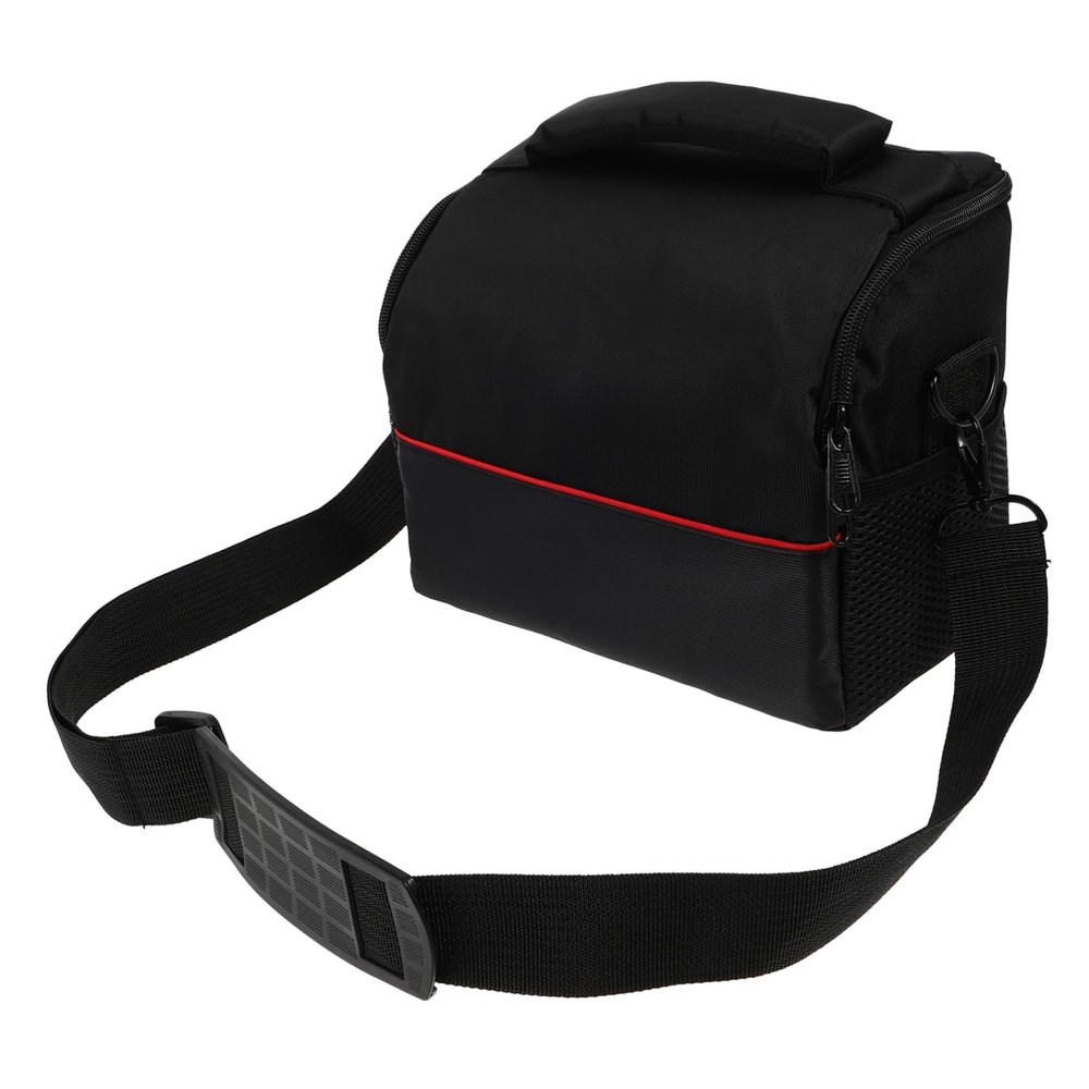 Angoily 1PC DSLR Camera Storage Bag Compact and Lightweight Digital Camera Shoulder Bag for Outdoor Use Durable Design with Mesh Side Pocket for Accessories for Students and Photographers