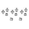 Acouto 1/4" 20 and 3/8" 16 Threaded Screw Adapter Mount Set Reducer Bushing Converter for Camera Tripod Monopod Ballhead Light Stand view 3