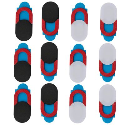 Angoily 12pcs Metal Webcam Cover Slide for Phone Laptop Tablet Privacy Protection Camera Cover and Compact Design Compatible Devices Easy to Use