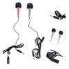 FUNNETOYU 2Pcs Mini Microphone Set for Singing Portable Vocal Mic Stand Compatible Phones and Laptops for Karaoke and Live Streaming view 4