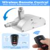 BLUEWING Remote Control Auto Antenna Mount Wahoo 68 Aluminum Alloy Antenna Mount with 0-90 Adjustable Angle for Fishing Boat, Silver view 2