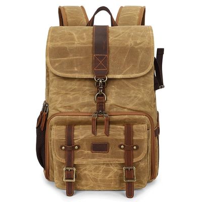 MVUYO Large Capacity SLR Digital Camera Bag Notebook Shoulder Camera Bag Canvas Storage Bag