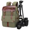 MVUYO Camera Shoulder Bag SLR Digital Camera Bag Wear-Resistant Camera Lens Backpack(Gray) view 2
