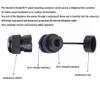 PENGLIN 5PCS Waterproof RJ12 Coupler Telephone Line Cable Connector view 2