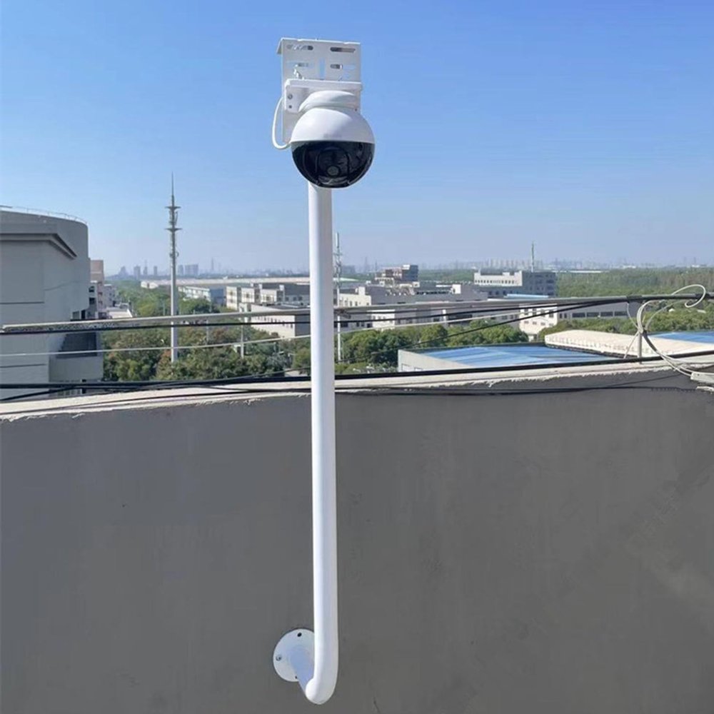 Security Surveillance Security Camera Mount Bracket ,aluminum Alloy Indoor Outdoor Dome Camera Mount Wall Ceiling Mount Holder Stand,l-shape Security Mount Plate Monitoring Rotary Adjustable Bracke