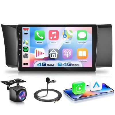 4G+64G Android 15 Car Stereo for Toyota GT86/Subaru BRZ 2012-2016 with Wireless Carplay Android Auto, 9 Inch 1280 * 720 Touch Screen GPS/WiFi/Bluetooth 5.0/ FM/32EQ/ SWC/Backup Camera