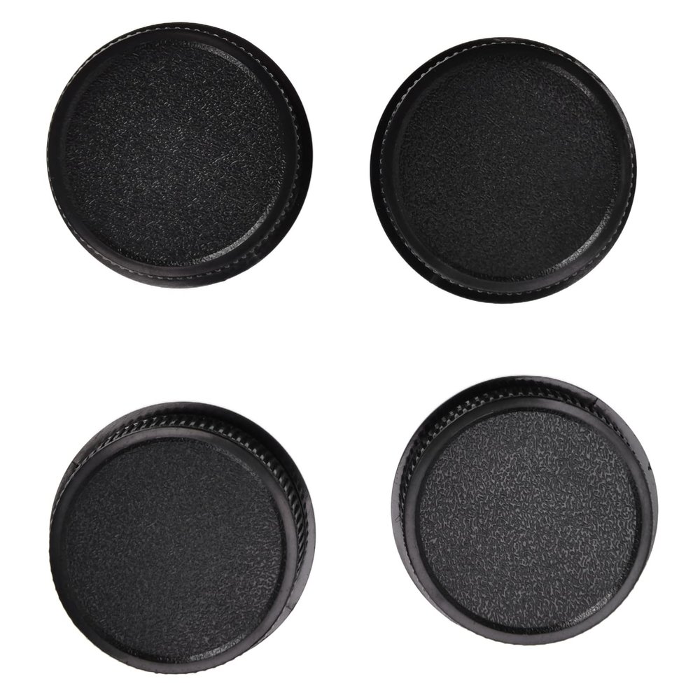 4 Pair Camera Rear Lens Cap Cover and Body Cap Set Scratch Proof for M42 Screw Mount