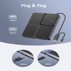 Alphami External Blu ray Drive, USB 3.0 & Type C Bluray Burner, External Blueray/DVD Drive for PC, External CD DVD Blu Ray Reader Writer Compatible with Windows XP/7/8/10/11, Linux, Mac OS view 3