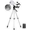 70mm Aperture Refractor Telescope for Adults & Kids, 500mm Focal Length, Portable Travel Telescope with Adjustable Tripod, Perfect for Astronomy Beginners & Stargazing view 1
