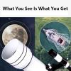 70mm Aperture Refractor Telescope for Adults & Kids, 500mm Focal Length, Portable Travel Telescope with Adjustable Tripod, Perfect for Astronomy Beginners & Stargazing view 2