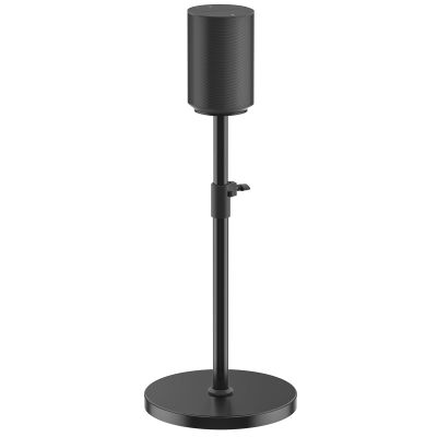 Chunxiao Height Adjustable Speaker Stand for Sonos Era 100 Stand Black with Cable Management - Heavy Duty Floor Stand for Sonos Speaker Stands Era 100 to Enhance Audio Experience, Single