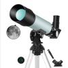 50mm Aperture Refractor Telescope for Adults & Beginners, Portable with Tripod, 2 Rotatable Eyepieces & Barlow Lens for Easy Viewing view 1