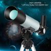 50mm Aperture Refractor Telescope for Adults & Beginners, Portable with Tripod, 2 Rotatable Eyepieces & Barlow Lens for Easy Viewing view 3