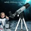 50mm Aperture Refractor Telescope for Adults & Beginners, Portable with Tripod, 2 Rotatable Eyepieces & Barlow Lens for Easy Viewing view 4