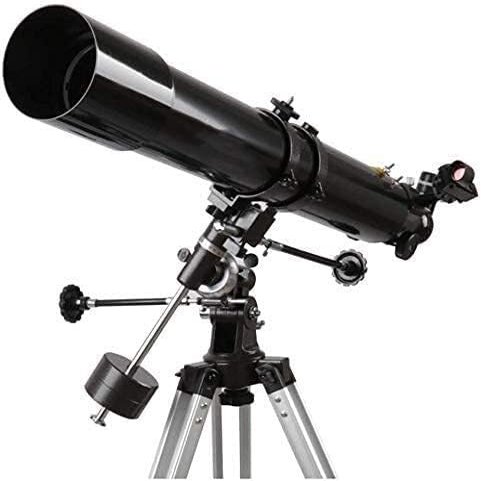 80mm Astronomical Refracting Telescope for Kids and Beginners, 900mm Focal Length with Adjustable Tripod and Carry Bag
