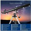 80mm Astronomical Refracting Telescope for Kids and Beginners, 900mm Focal Length with Adjustable Tripod and Carry Bag view 2