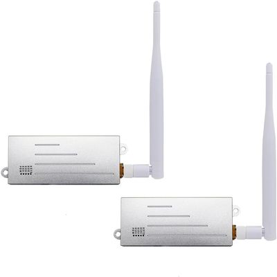Wireless Bridge Point-to-Point Long Range with 20DBi High-Gain Antenna,WiFi HALOW,2.4G WiFi Bridge Repeater Supports 9842ft/3KM Outdoor Transmission Distance,Warehouses, Villas, Drones, Computers