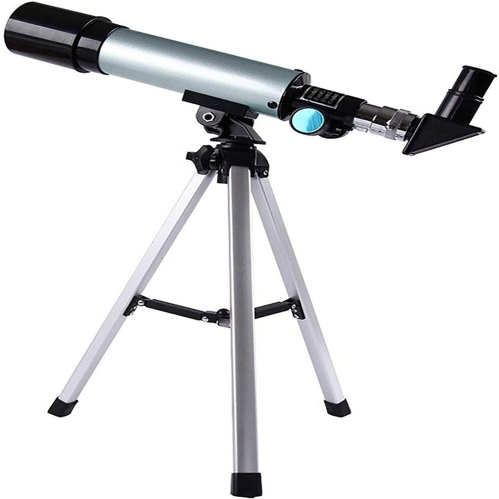 50mm Refractor Telescope for Beginners & Kids, 360mm Focal Length, Aluminum Tripod, Perfect for Stargazing & Nature Observation, Easy Setup