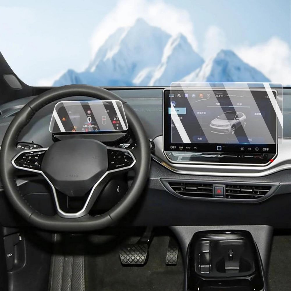 GCTTTCFX Screen Protector console Navigation LCD screene TPU film ScratchFor Volkswagen ID.4 X/CROZZ 2024-2025