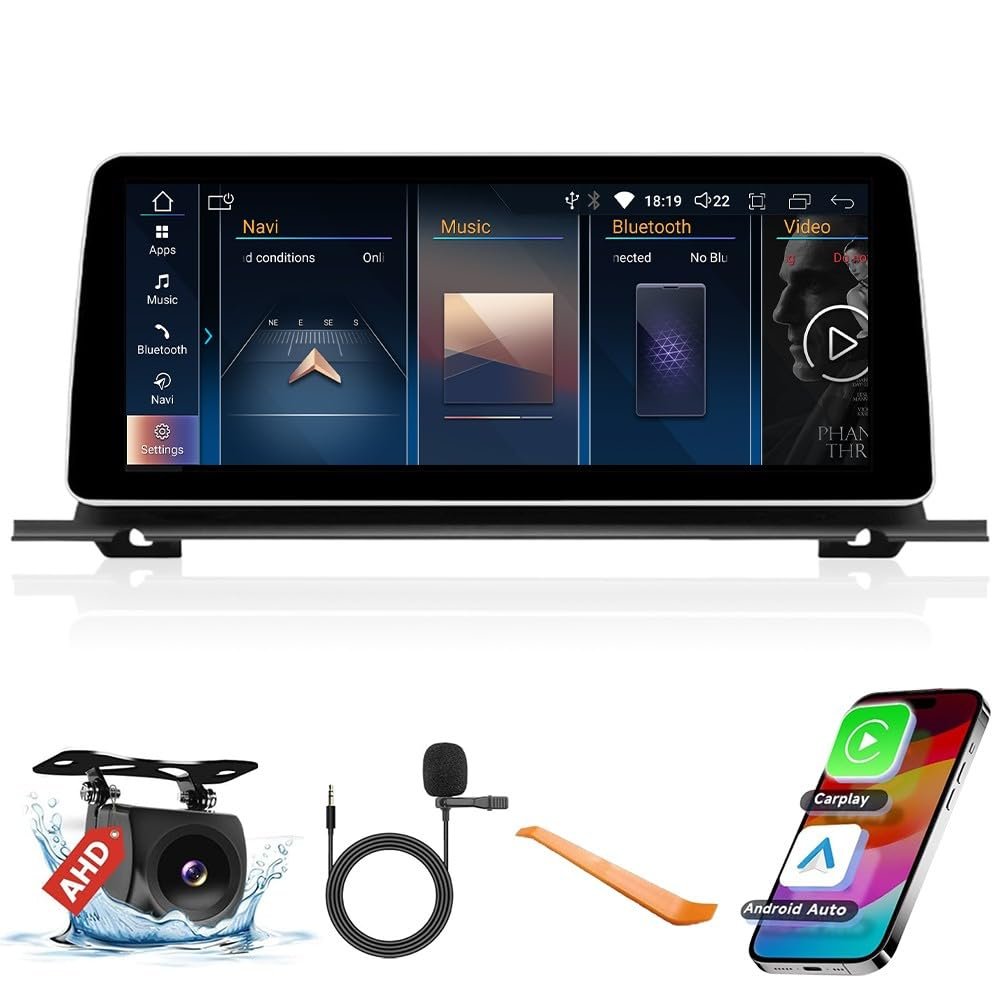 for BMW 5 Series GT F07 2010-2012 12.3" Octa Core 8G+128G Car CarPlay Android Auto Navigation Android Stereo GPS Radio Display IPS Touchscreen Headunit Tablet Media Player