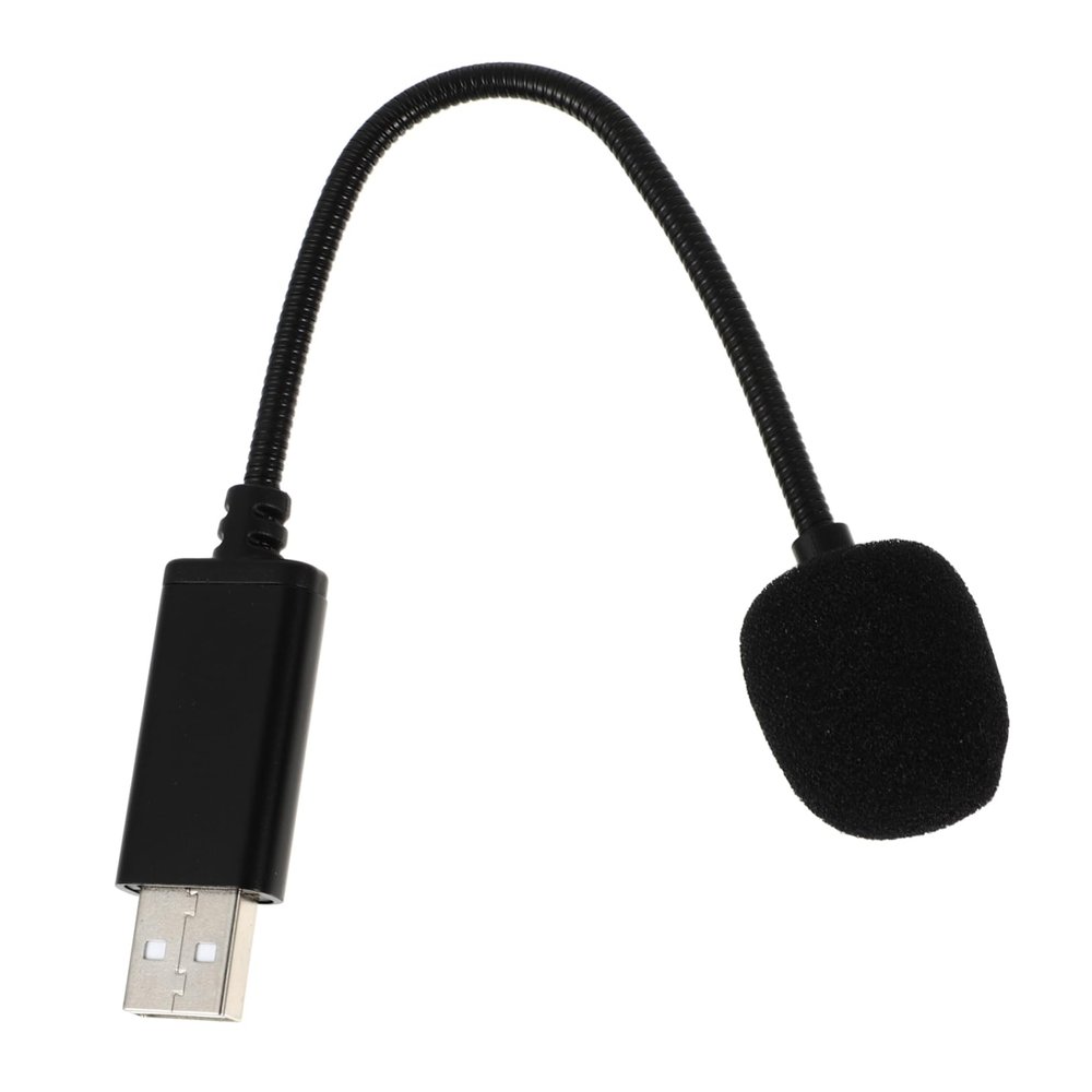 BAZEITFLOW Gooseneck USB Microphone for Recording Flexible Desktop Mic for Meetings and Live Streaming Compatible and Desktops Noise Cancelling