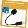 BAZEITFLOW Gooseneck USB Microphone for Recording Flexible Desktop Mic for Meetings and Live Streaming Compatible and Desktops Noise Cancelling view 3
