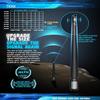 Tekk Carbon Fiber Antenna Compatible with 2007-2025 GMC Sierra / 2008-2025 Jeep Wrangler / 7.9 Inches Premium Flexible Rubber/Designed for Enhance FM/AM Radio Signal Reception view 3