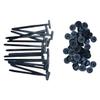 100PCS Nylon Universal Cable Tie Buckle Multipurpose Plastic Cable Ties Tool Heavy Duty Self-Locking Zip Ties Holder with Pin & Button Design, UV Resistant Zipties for Car Daily Auto Fixing (20pcs) view 1