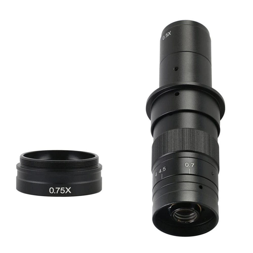 JOEBO Microscope Kit 2.0X 0.75X 0.5X 0.35X Auxiliary Objective Glass Lens for 180X Lens Portable Microscope Lens Adapters(Set-H AZK)