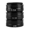 JOEBO Microscope Kit 2.0X 0.75X 0.5X 0.35X Auxiliary Objective Glass Lens for 180X Lens Portable Microscope Lens Adapters(Set-H AZK) view 4