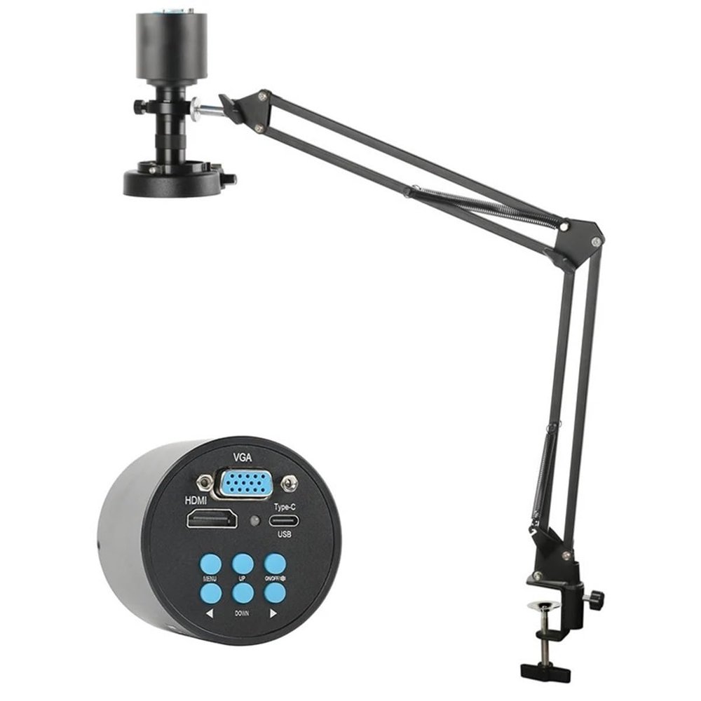 Microscope 55MP 48MP 4K 2K 1080P Digital Electronic Industrial USB Microscope Camera 260X C-Mount Lens(2MP VGA A)