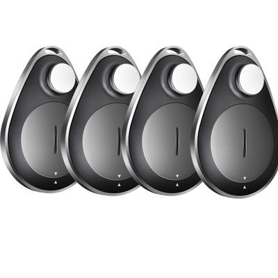 Utag Hidden GPS Tracker 4 Pack,Tracker Works with Apple Find My (iOS only),Lost Mode,Suitable for Backpack,Phone,and More,Water Resistant Black