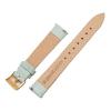HMFang 14mm 16mm 18mm 20mm Genuine Leather Plain Watchband Compatible With Fossil Compatible With Citizen Watch Strap Compatible With DW Ladies Bracelet Sky Blue Pink Brown(Black-rosegold,14mm) view 4